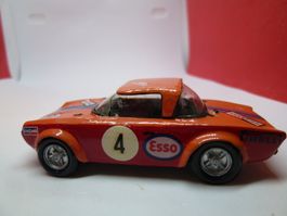Fiat 124 ABARTH -orange -Rallye - nicht perfekter Bausatz