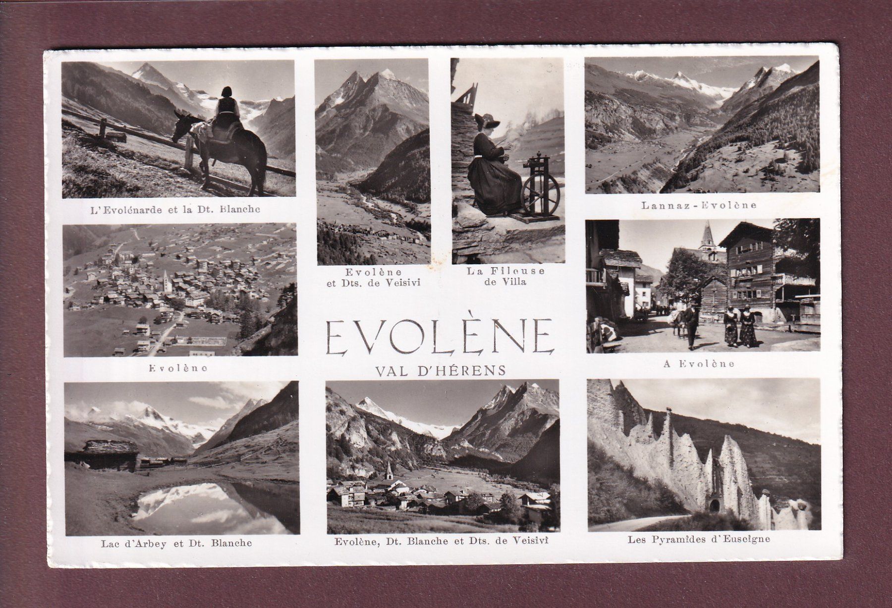 Cartes postales: EVOLENE - 9 images – D'occasion à Pully par nicecards