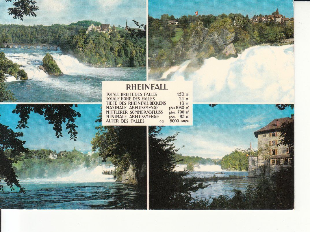 Cartoline postali: Rheinfall 1974 – Usato da Bürglen TG venduto da StampGraf
