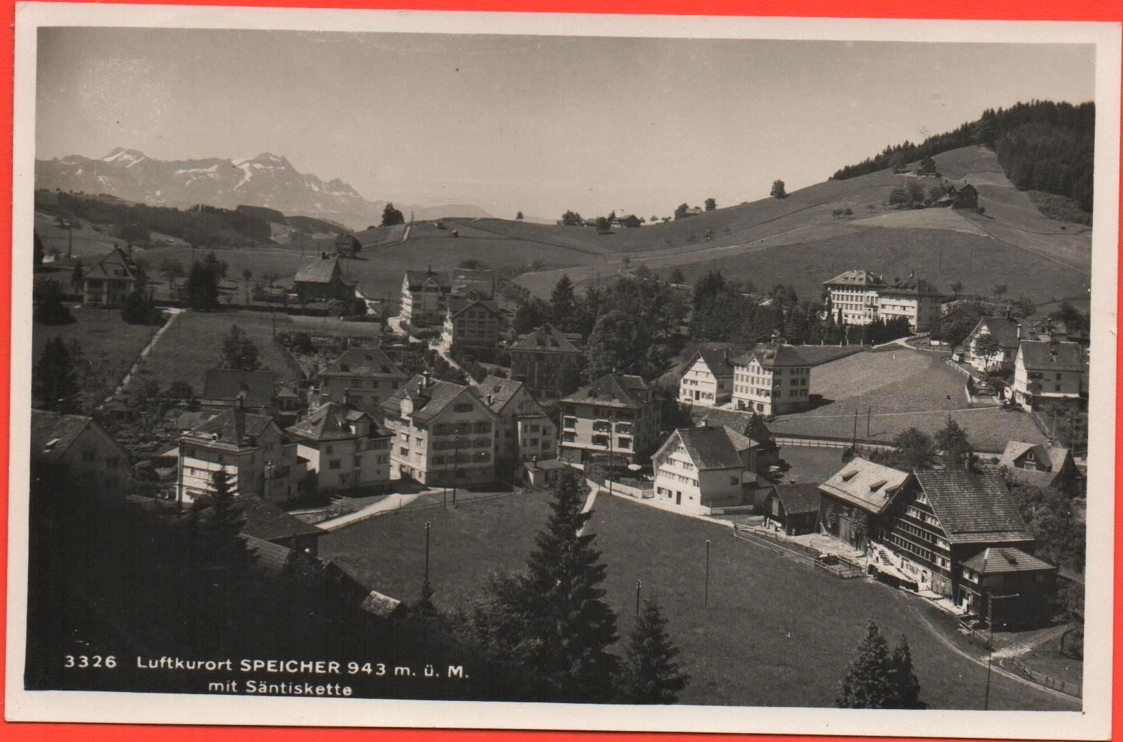 Cartoline postali: SPEICHER mit Säntiskette – Usato da Jona venduto da philajona