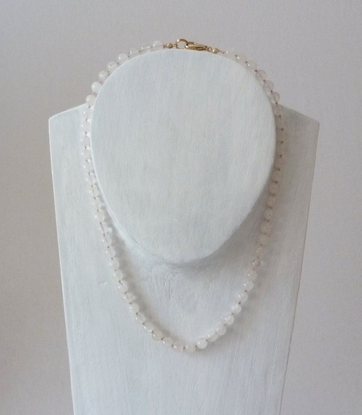 Catenine: Edelstein-Kette - Rosenquarz Nr. 4 – Nuovo e nell'imballaggio originale da Mauren venduto da Yeelen