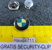 BMW AUTO - MOTO LOGO GLASIERT 15mm KLEIN-FEIN SILBRIG