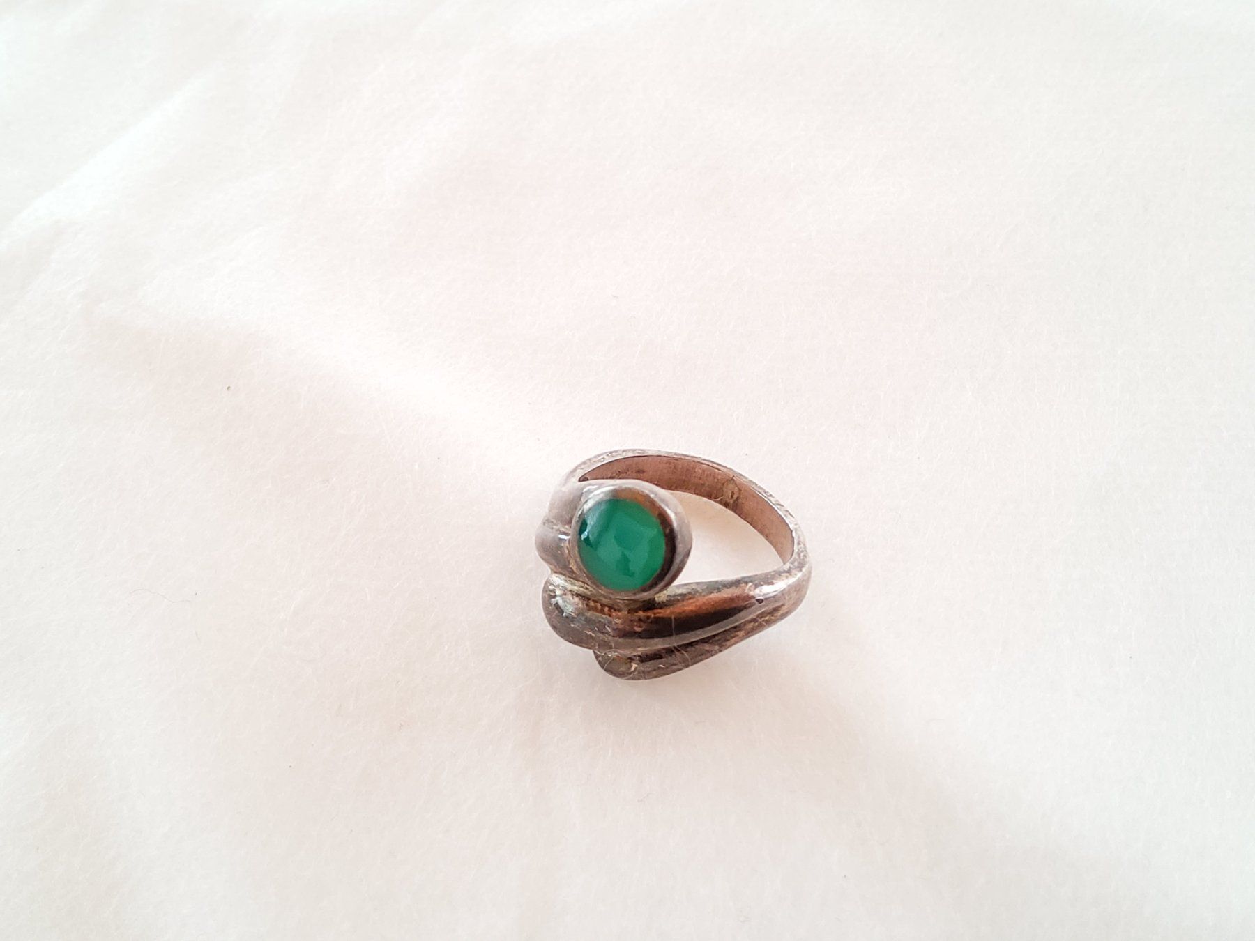 Anelli: Bague en argent 925 avec pierre  – Usato da Malleray venduto da Broc-Mo 4