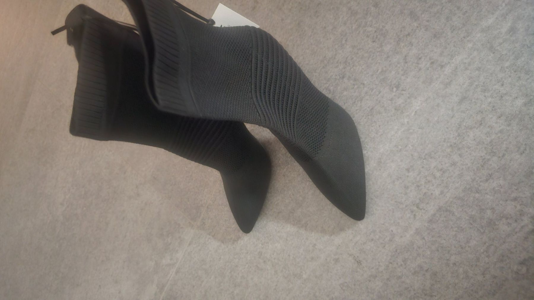 Morgan Damenschuhe: Bottines Morgan noires en maille extensible taille 38 – Neu (gemäss Beschreibung) aus Mörigen von uw5_bq7n 1