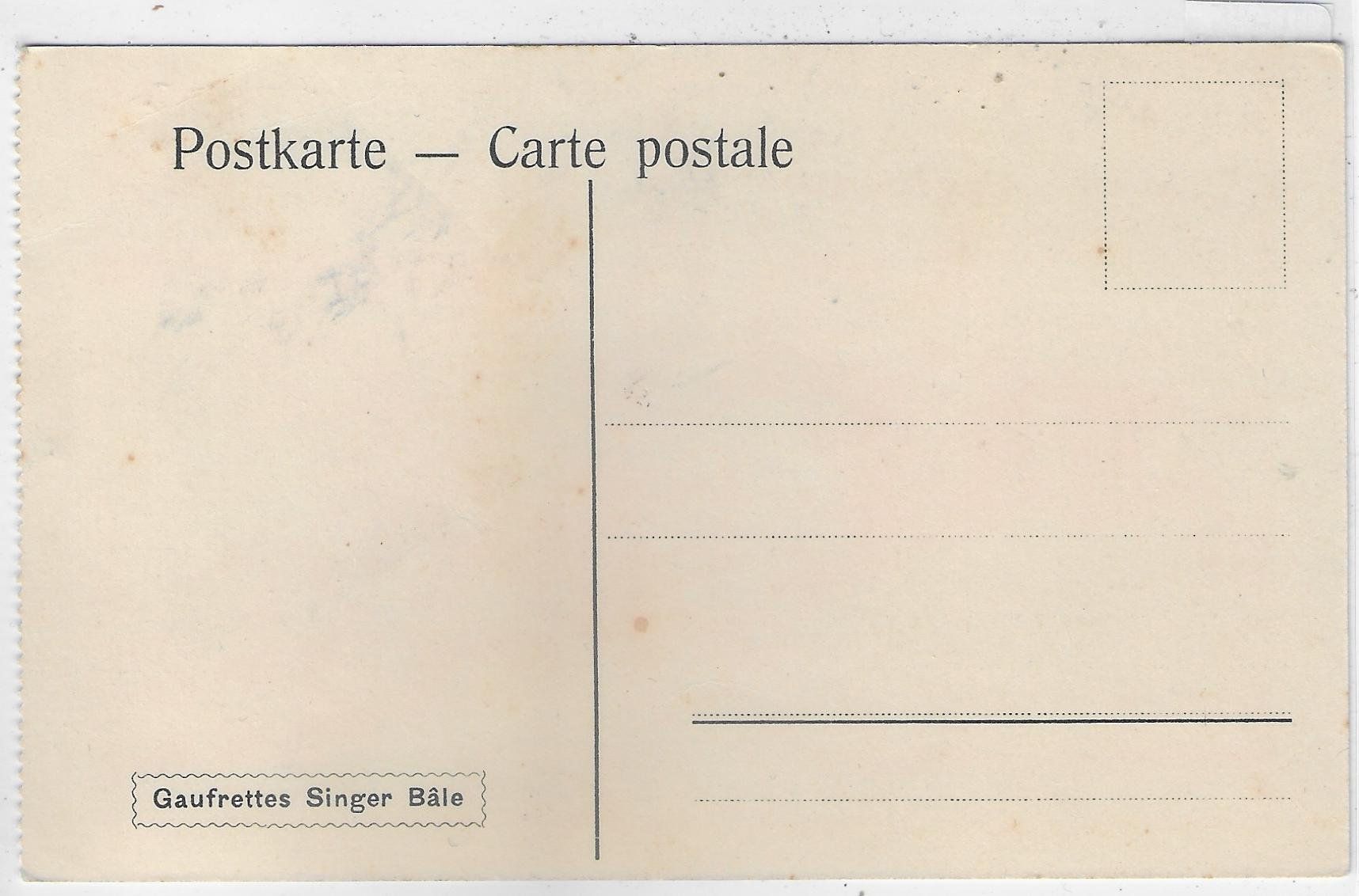 Cartes postales: Waffeln Singer Basel - Sprinreiten - Litho – D'occasion à Ettingen par Kartenplanet 1