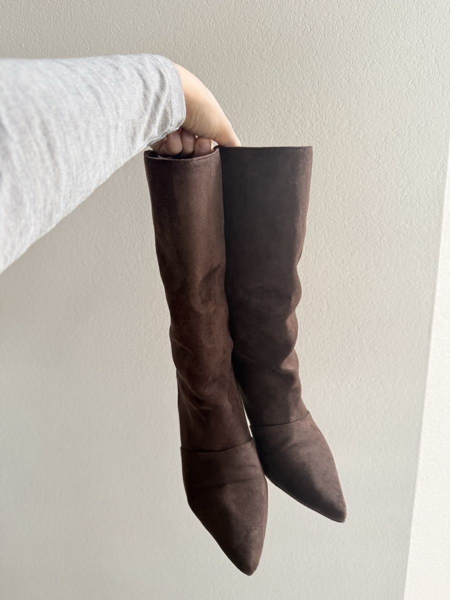Scarpe da donna: Samt Stiefeletten – Nuovo (secondo la descrizione) da Rheineck venduto da Princessaitaliana 1