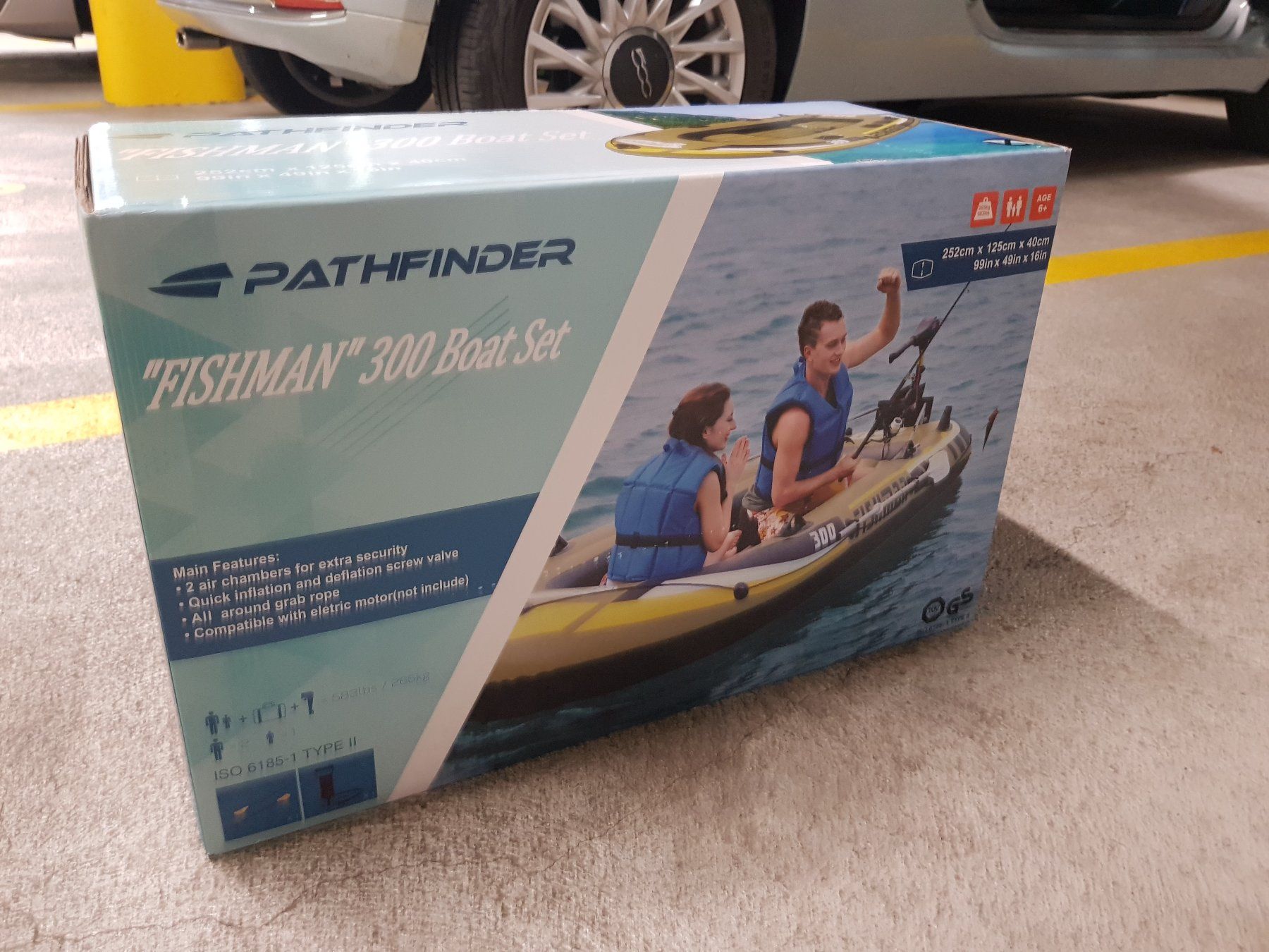 Boote: Jilong Schlauchboot Fishman 300 Ruderboot – Gebraucht aus Gutenswil von rolfsimmen31 2