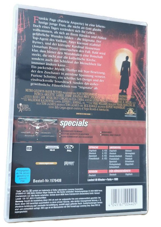 Alle DVDs: STIGMATA  (DVD) – Gebraucht aus Wilen b. Wollerau von morethanmusic 1