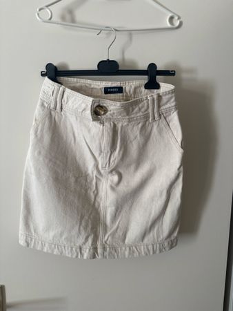 Pieces Minirock Sommerrock Beige Gr. L Top Zustand!