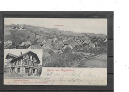 BE Gruss aus Riggisberg 1903 mit Handlung Grünig