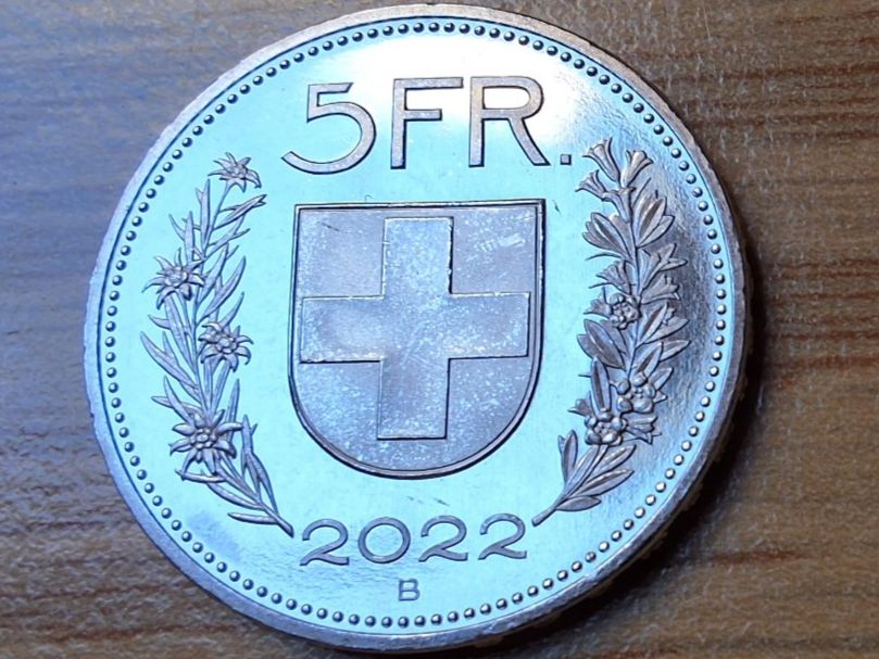 Tutti le monete: 5 Franken 2022 - unzirkuliert! – Usato da Münchenstein venduto da purbach1 2