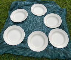 6 Grandes assiettes creuses