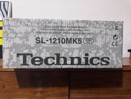 Technics SL-1210MK5 schwarz – neu, ungeöffnet in OVP