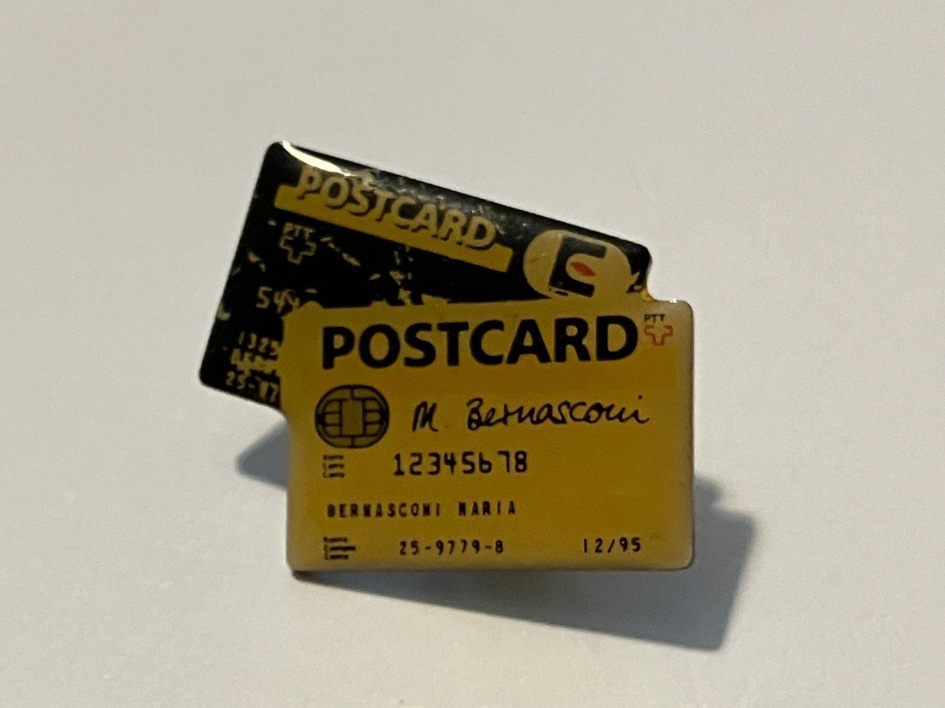 Placchette & Badge: 1 Pin PTT Postcard – Usato da Basel venduto da djwwpp