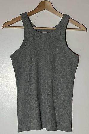 Top gris H&M coton S / Graues H&M Baumwolltop S