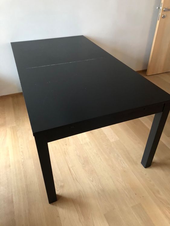 Esstisch IKEA, ausziehbar, schwarz Kaufen auf Ricardo
