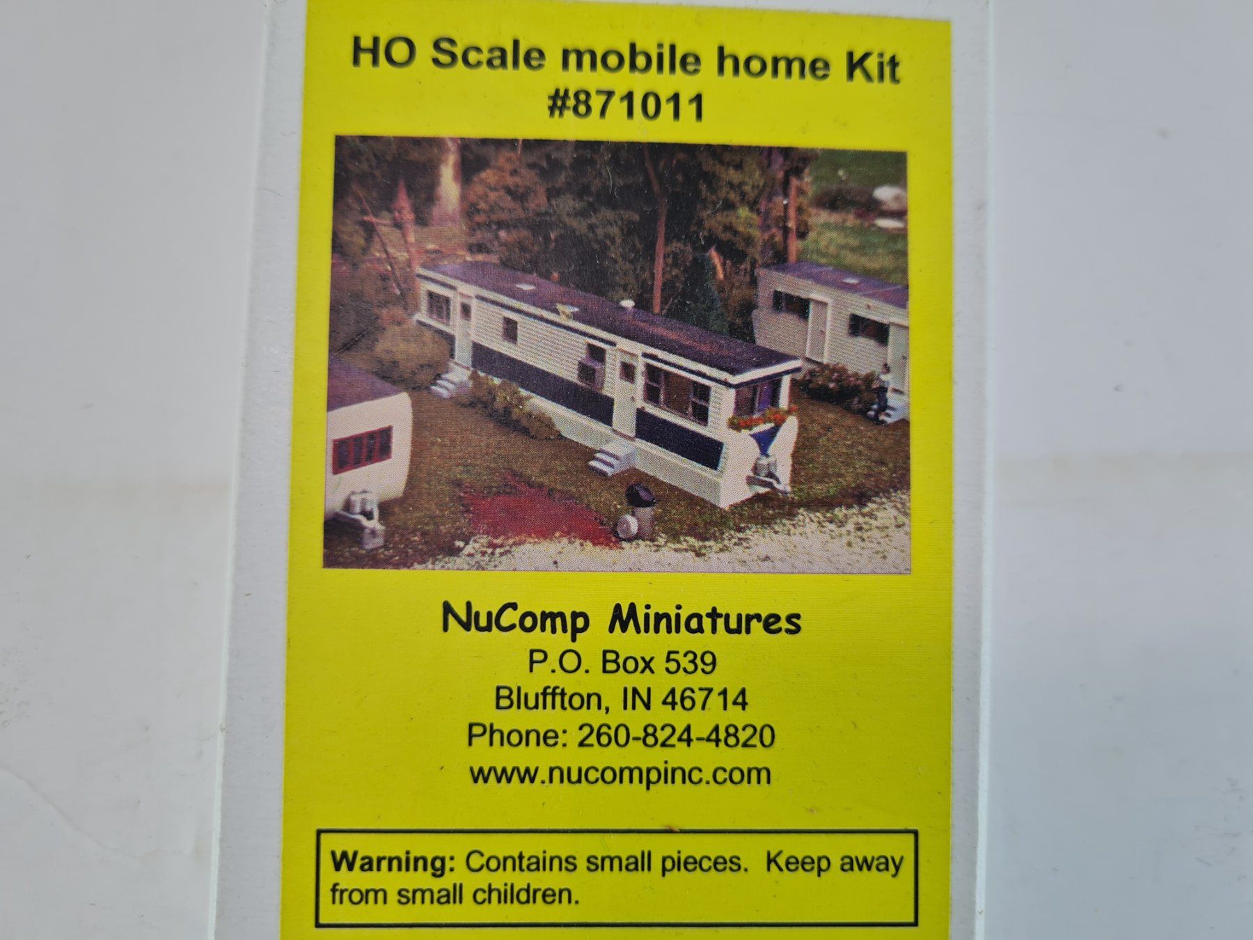 Modellini di ferrovie: NuComp 871011 Mobile Home Kit H0 1:87 – Nuovo (secondo la descrizione) da Blumenstein venduto da Funicorn 1