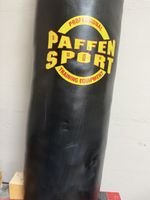 Boxsack Paffen Sport schwarz 95 cm Höhe 30 cm Durchmesser