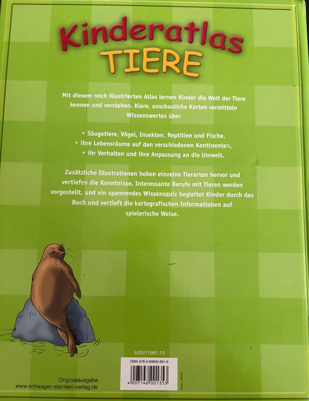 Libri: Kinderatlas ,,Tiere“ – Usato da Adliswil venduto da Myxin 9