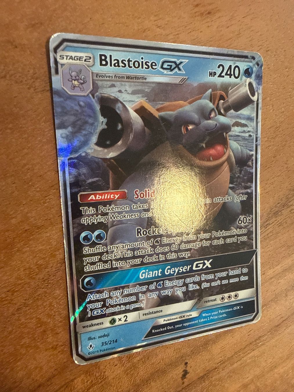 Cartoline: Pokemon Blastoise GX 35/124 – Usato da Frauenfeld venduto da Poke_Toniii 1