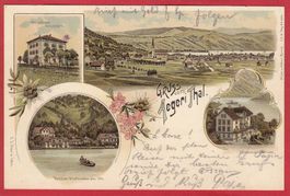 AEGERI THAL, LITHO 1900
