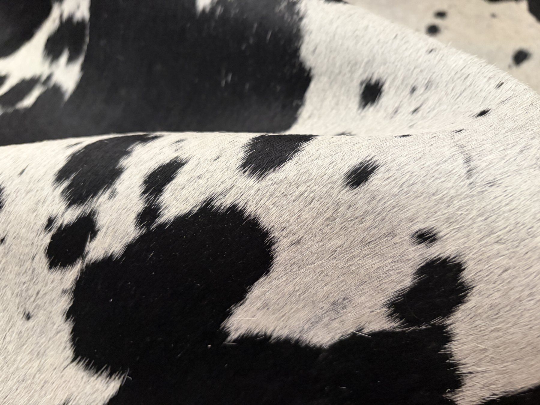 Tapis: echtes Kalbfell black/white – Neuf avec emballage d'origine à Arbedo par patagonialeatherrugs 2