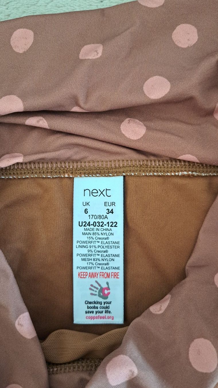 Costumi da bagno & Bikini: Costume Next, pois rosa – Usato da Etziken venduto da Mirantema 1