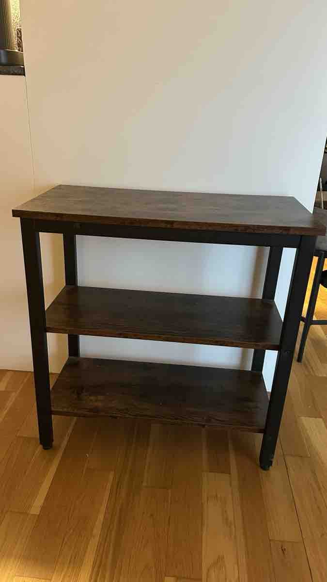 Regale: Regal mit 3 Ebenen Holz dunkel – Gebraucht aus Bronschhofen von kar_luc06