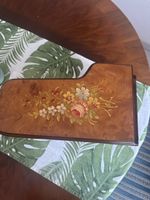 Spieluhr Klavier Form mit Blumenmotiv guter Zustand