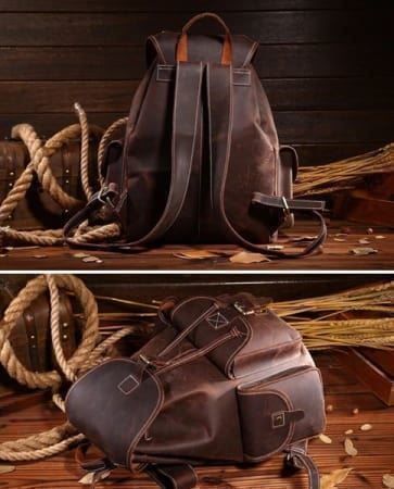 Zaini: Designer echt Leder Rucksack – Nuovo e nell'imballaggio originale da Winterthur venduto da Neilpryde01 3