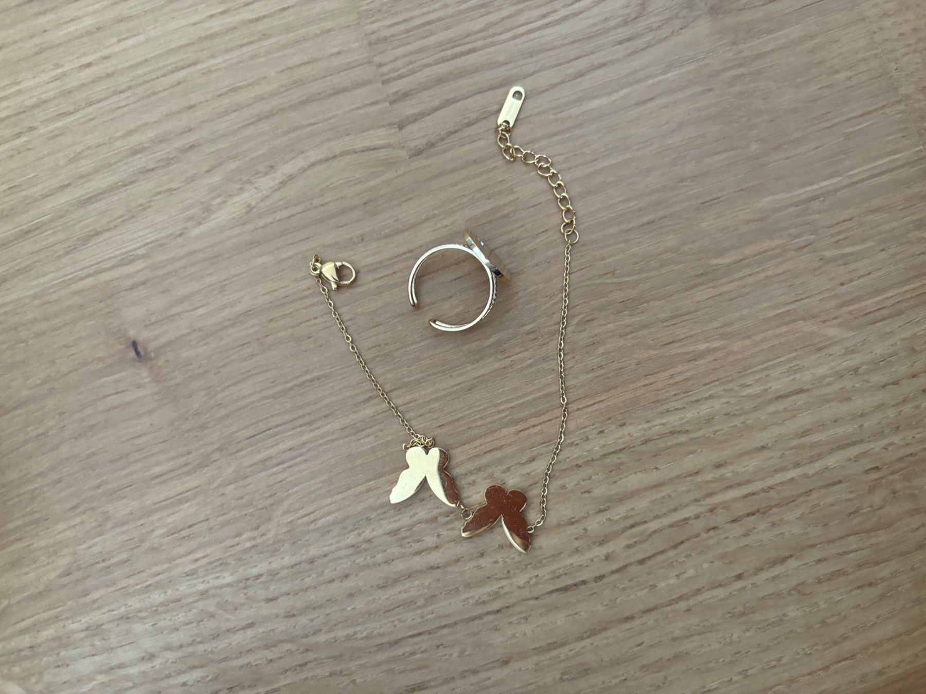 Bracciali & Braccialetti: Set Armband und Ring Schmetterlinge NEU – Nuovo (secondo la descrizione) da Stadel venduto da Chanel_5 3