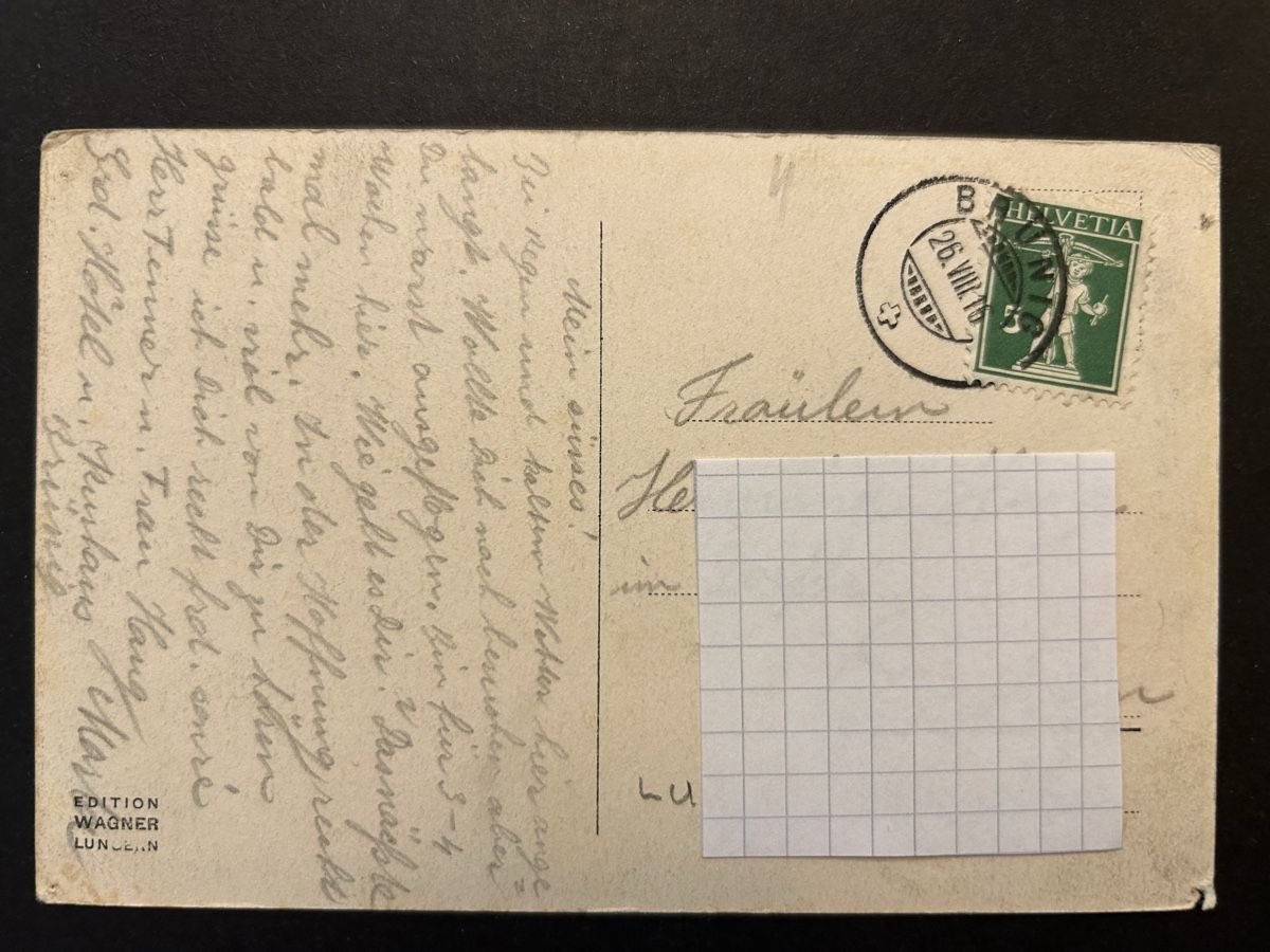 Cartoline postali: AK Brünig LU – Usato da Fanas venduto da Alessio11 1