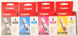 4 Canon Bci-6 Patronen - BK,C,M & Y