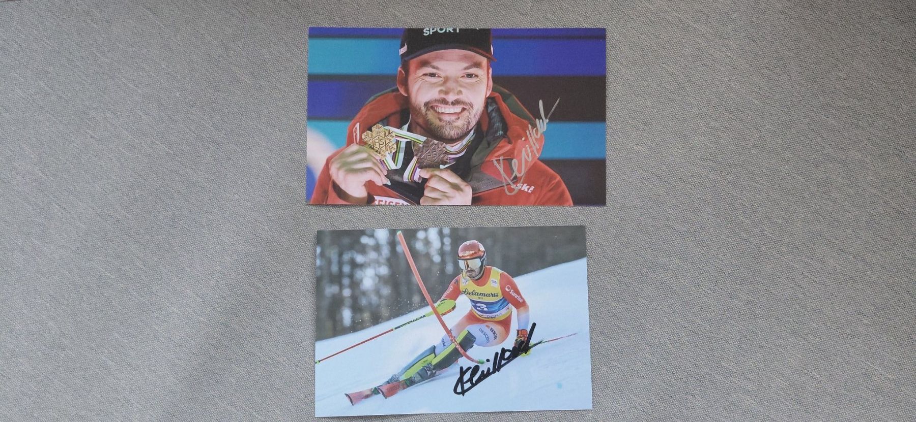 Autografi: Autogramm Loic Meillard – Usato da Schmerikon venduto da Olympia04