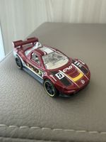 Macchinina Hot Wheels Acura NSX 2007 rossa racing condition 