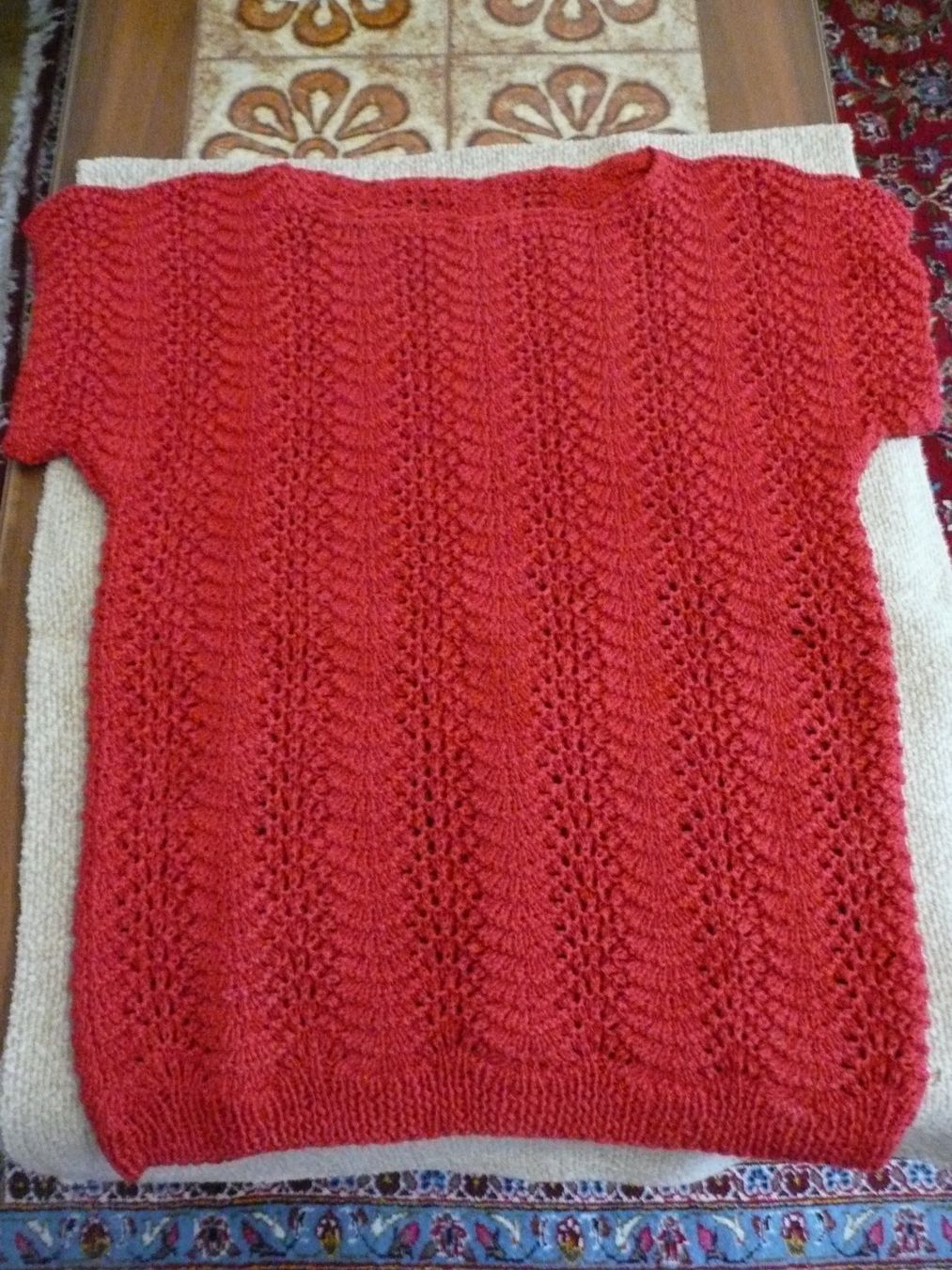 Maglioni & Felpe: Roter Strickpullover, Kurzarm, Grösse M – Nuovo (secondo la descrizione) da Biel/Bienne venduto da pullax 1