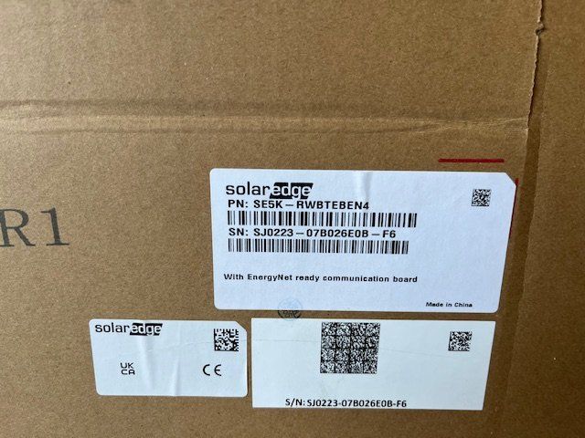 SolarEdge Inverter: Wechselrichter Solaredge SE 5K - RWB – Nuovo e nell'imballaggio originale da Kägiswil venduto da kw7_5pg8 2