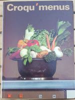 Livre de cuisine Croque menus - version 1986