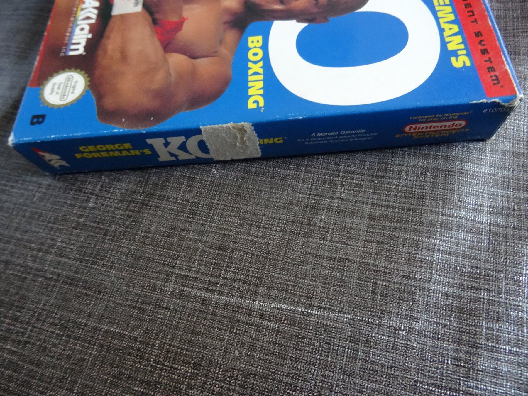 Nintendo Giochi: George Foreman's KO Boxing NES OVP – Usato da Olten venduto da Disc-Ausverkauf 5