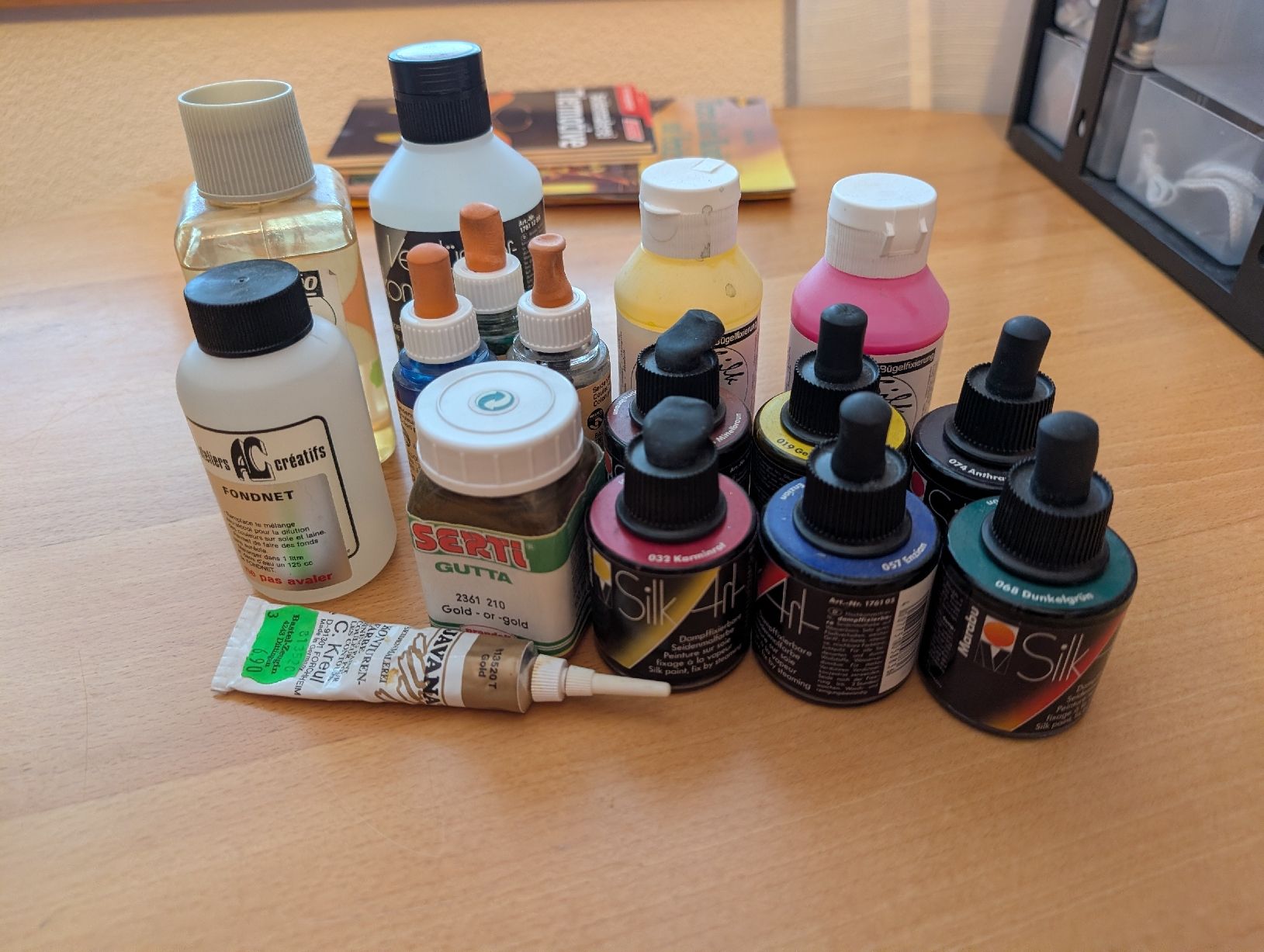 Kit bricolage: Material für Seidenmalerei – Usato da Bärschwil venduto da sch_p7g7 1