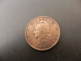 Argentinien 2 Centavos 1890