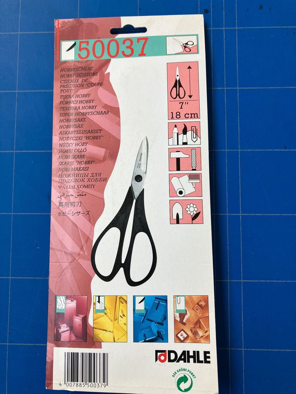 Alle Werkzeuge: Dahle Hobby Schere 18 cm, Stahlklinge, schwarzer Griff – Neu und originalverpackt aus Lachen SZ von officefactoryag 1