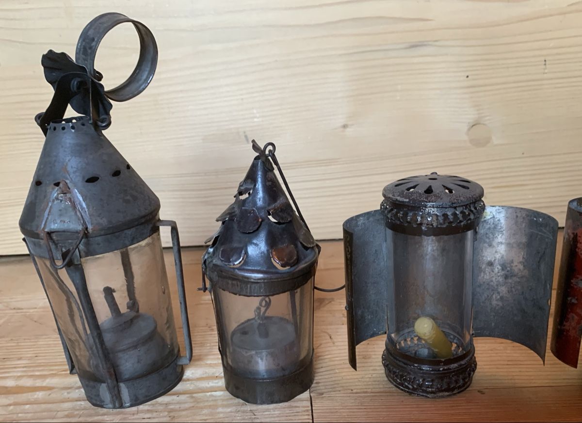 Lampade: Lot Kerzenlaternen und Petrollampen – Usato da Goldingen venduto da Bergler012 2