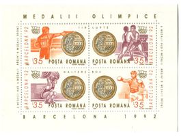Block "Olympische Spiele". Rumänien.
