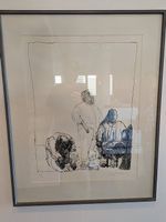 Alfred Hrdlicka - Radierung "Ohne Titel" 1973