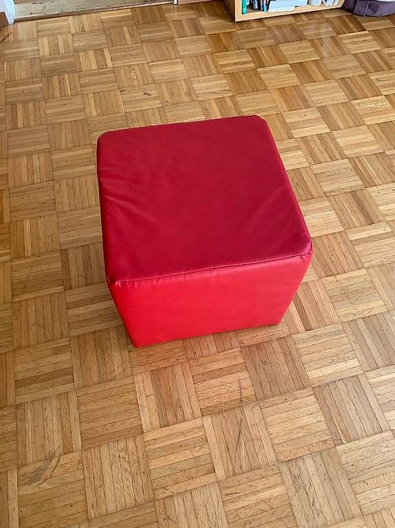 Sgabelli: Sitzhocker Kubus Rot – Nuovo e nell'imballaggio originale da Thun venduto da cel_jy55