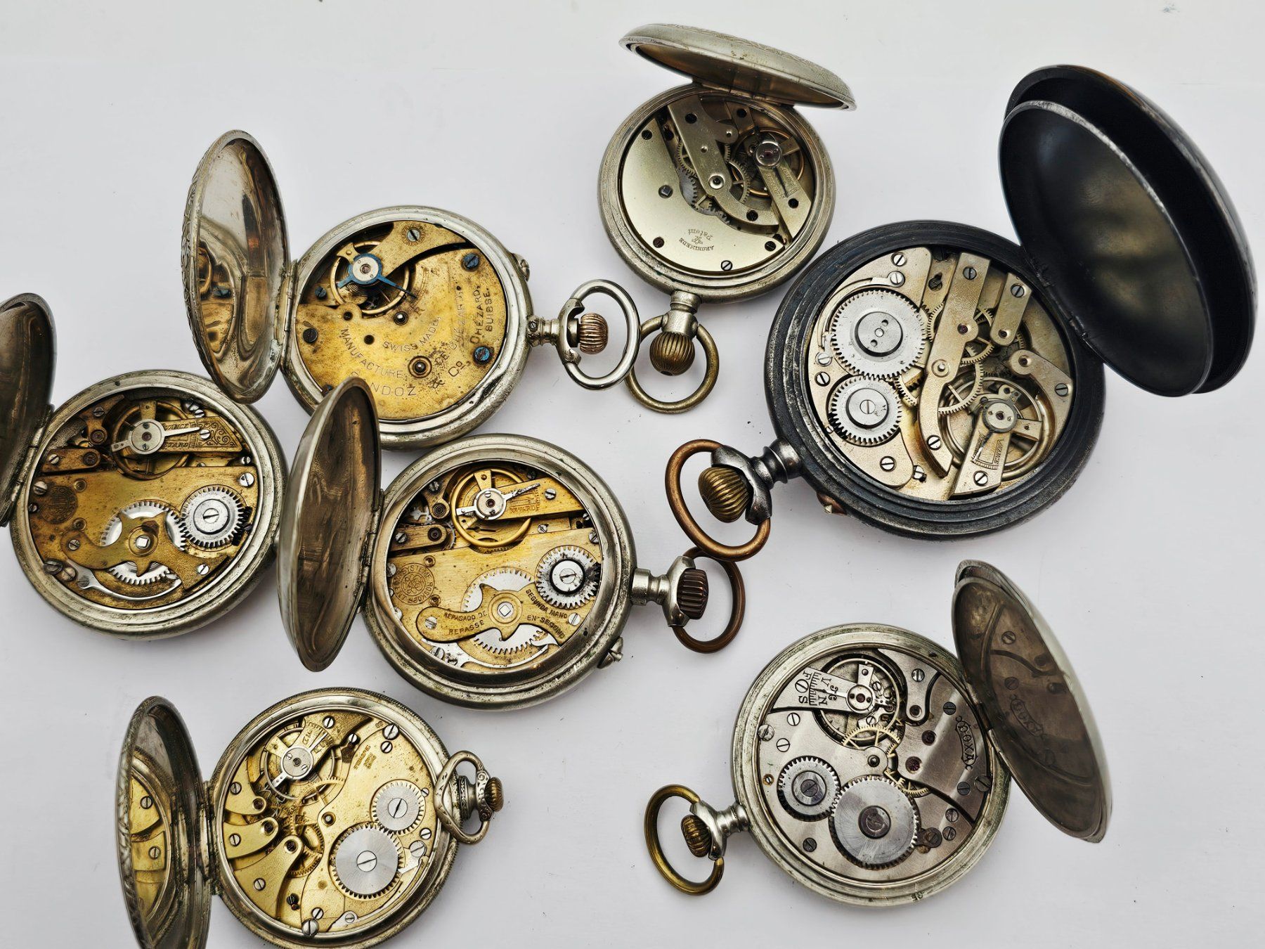 Orologi: Konvolut Taschenuhren Doxa Roskopf Tegra Regulateur – Difettoso da Bassersdorf venduto da AnkerWatch 2