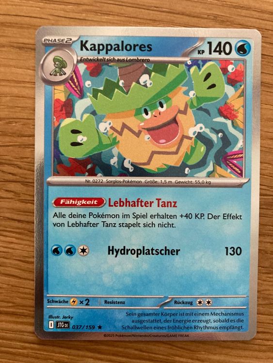Pokémon Carte collezionabili: Kapalores Holo 037/159 Reisegefährten Pokemon DE deutsch neu – Nuovo (secondo la descrizione) da Mettmenstetten venduto da rob_2cfb