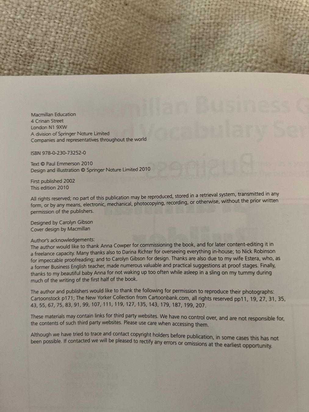 Libri: Business Grammer Builder 2nd Edition (Emmerson) – Nuovo (secondo la descrizione) da Zürich venduto da samirabaer 2