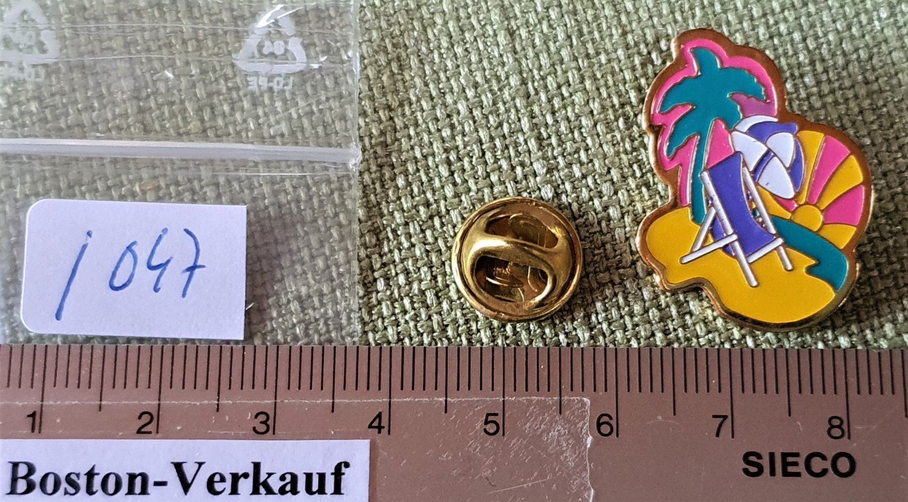 Spille & Fermagli: I047 - Pin Bezirkssparkasse Uster Ferien – Usato da Reinach BL venduto da Boston-Verkauf 2